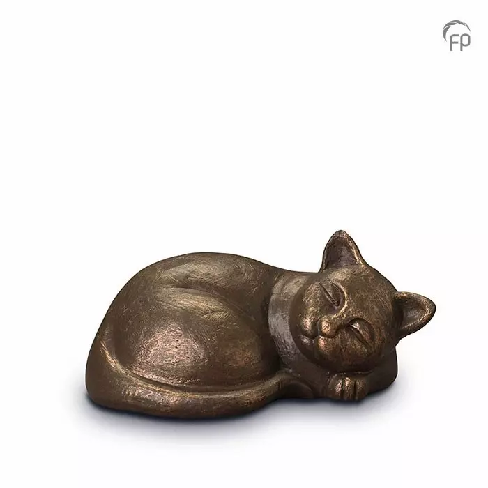 Sleeping cat ashes casket clearance